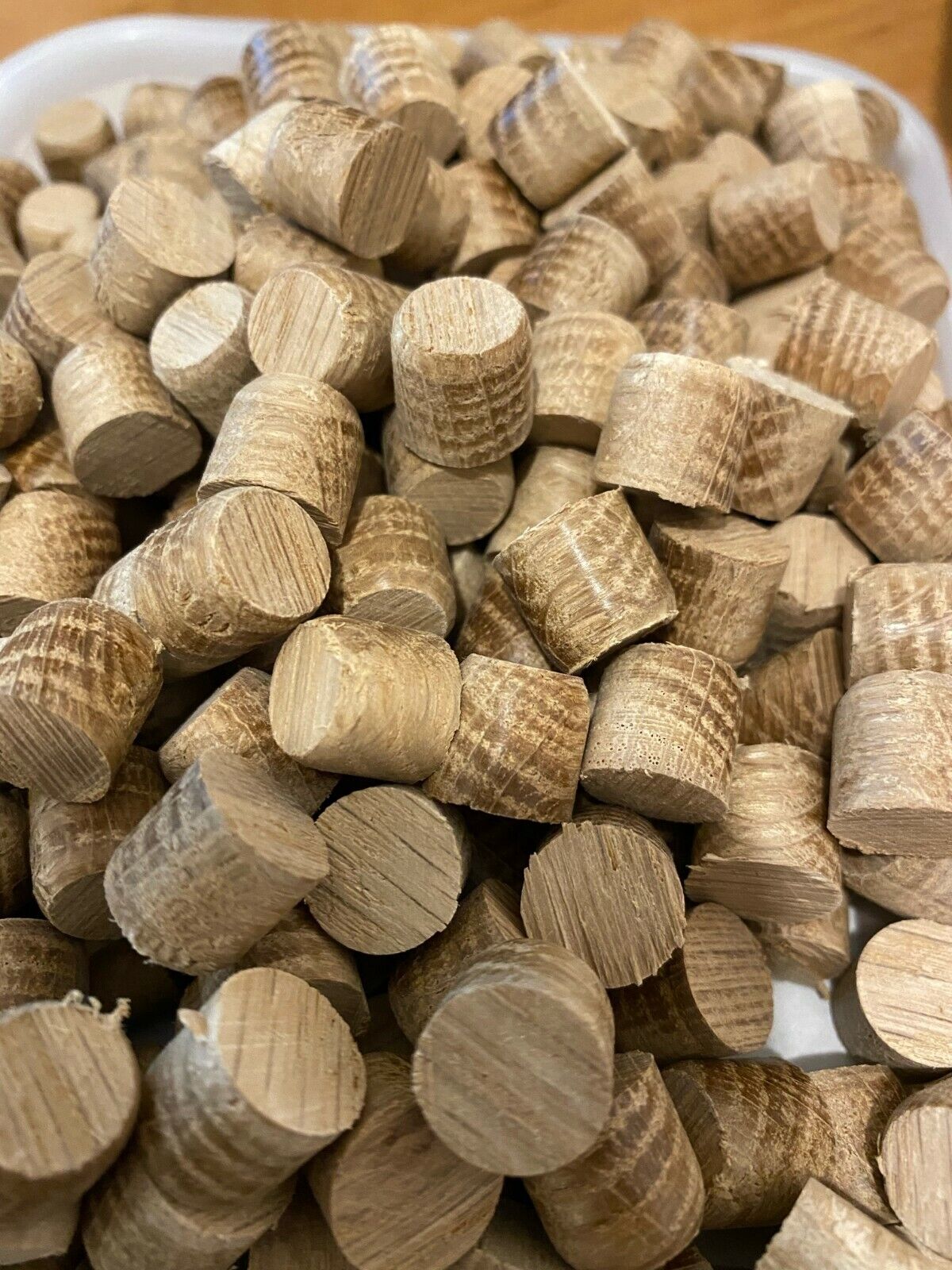 American white Oak Hardwood Plugs 12.7mm 12mm 9.5mm pellets