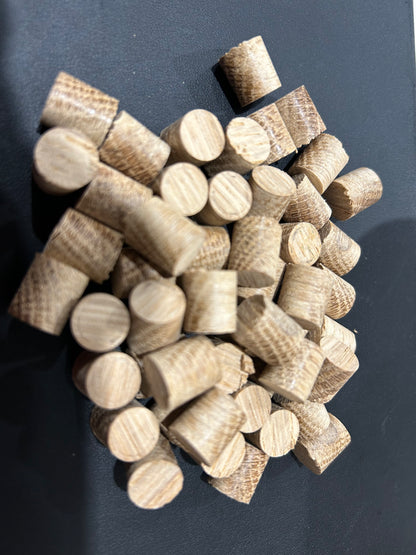 American white Oak Hardwood Plugs 12.7mm 9.5mm pellets